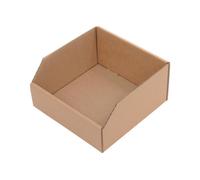 Caisse-étagère L200xl200xH100mm brun carton simple cannelure