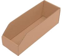 Caisse-étagère L300xl100xH100mm brun carton simple cannelure