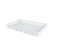 Caisse finement ajourée 600 x 400 x 70 mm 12 L - blanc
