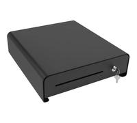 Caisse Olympia SD335 Style métallique noire compacte sécurisée