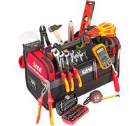 Caisse textile 39 litres + 122 Outils électricien SAM OUTILLAGE - CP-ELEC1