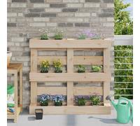 Caisses à fleurs pour palettes Euro avec stockage Polypropylène vidaXL vidaXL
