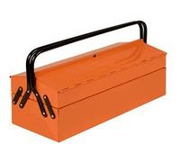 Bahco Boîte à outils métallique avec possibilité de cadenassage 275 Mmx210 Mmx535 Mm 3 compartiments Orange Orange One Size