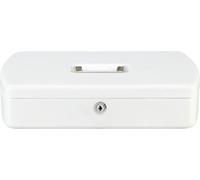 Caissette à Monnaie BURG-WÄCHTER ZK 2307 EURO, Acier Peint Blanc, Monnayeur Euro, 75x330x235 mm