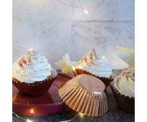Caissette de cuisson Cupcakes Rose gold x48 ScrapCooking
