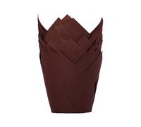 Caissette Muffins Papier Gobelets en papier for Cupcakes tulipes, 150 pièces, doublure de résistante à l'huile, boîte muffins cuisson, outils décoration gâteaux, étuis(Color02)