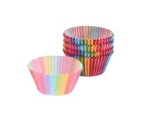 Caissette Muffins Papier Gobelets en papier for gâteaux arc-en-ciel, 500 pièces, grands gobelets for cupcakes résistants à l'huile