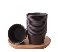 Caissette Muffins Papier Mini gobelets à noix dorés, 100 pièces, doublure de Cupcake, emballages gâteaux, tasse cuisson, plateau, étui, en papier, outils pâtisserie(Dark brown)