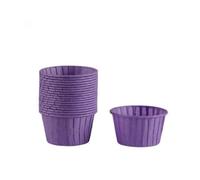 Caissette Muffins Papier Tasse en papier for Cupcakes dorés, 100 pièces, doublure de Cupcake résistante à l'huile, plateau tasse cuisson, étui d'emballage for for fête mariage(Deep blue)