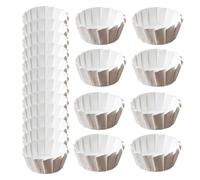 Caissettes À Muffins En Papier, 50 Pièces Papier Résistant À L'Huile Pour Air Fryer, 10/15/20 cm Anti-Adhésif Caissettes Réutilisables Pour Muffins Et Cupcakes, Accessoire De Cuisine Pour