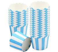 Caissettes Cupcake, 50 Pièces Moule Muffins Papier Grand Imperméable et Résistant à l'huile Caissette Moules à Cupcakes et Muffins pour Mariage, Anniversaire Fête