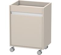 Caisson à roulettes Duravit Ketho, 500x670x360 mm, 1 porte, charnières à droite, KT2530R9191, Couleur: Décor taupe mat