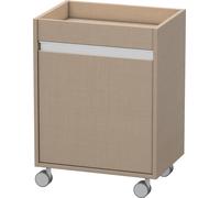 Caisson à roulettes Duravit Ketho, 500x670x360 mm, 1 porte, charnières à gauche, KT2530L7575, Couleur: Décor en lin