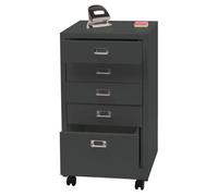 Mendler Caisson de bureau à roulettes - Gris