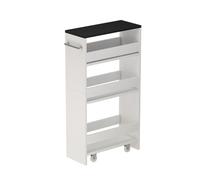 Caisson à roulettes Rivo, 20x84.4cm, Blanc/Anthracite, Vicco 51717