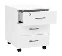 Caisson bois Cubo 3 tiroirs chêne clair
