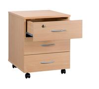 Caisson bois Cubo 3 tiroirs hêtre