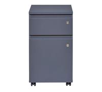 Caisson de Bureau à Roulettes ""André"" 76cm Gris