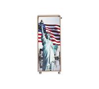 Caisson de Bureau Chêne 3 Tiroirs 3 Niches Mobile Serrure 47,2 x 107,6 x 47 cm - Liberté 505 - L 47.2 x l 47 x H 107.6 cm