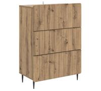 Caisson de bureau - desserte de bureau Vidaxl Armoire à tiroirs Chêne artisanal 66 x 34,5 x 92 cm