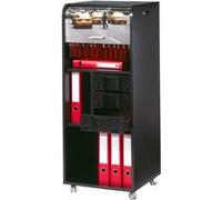Caisson de Bureau Mobile Noir 108 cm - New York 504 - L 47.2 x l 47 x H 107.6 cm