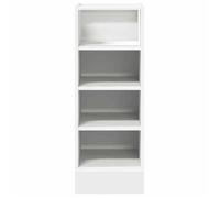 Caisson de cuisine Blanc - LEMON® Meuble bas de cuisine - Armoire à vitrine - ""Riga"" Blanc 30 x 44,5 x 81,5 cm - Bois d'ingénierie 3