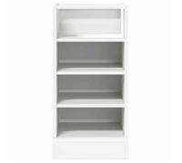 Caisson de cuisine Blanc - LEMON® Meuble bas de cuisine - Armoire à vitrine - ""Riga"" Blanc 40 x 44,5 x 81,5 cm - Bois d'ingénierie 3
