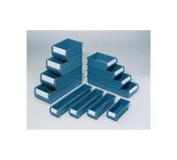 Caisson d'étagère L300xl117xH90mm bleu PP 16 pcs