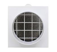Caisson filtre à air pour grille de ventilation conduit de ventilation maison filtre à air conditionné hotte aspirante de cuisine filtration gaine flexible kit (filtre160mm)