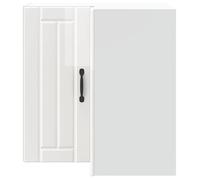 Caisson haut cuisine Blanc - LEMON® Meuble mural d'angle de cuisine Lucca - Blanc brillant - 784 - Soldes