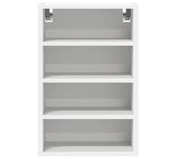 Caisson haut cuisine Blanc - LEMON® Vitrine suspendue ""Riga"" Blanc 40x29,5x60cm - Bois d'ingénierie 297 - Soldes