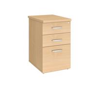 Caisson hauteur de bureau bois hêtre 3 tiroirs P 60 cm Essens