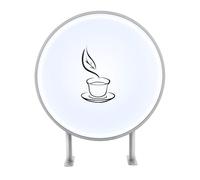 Caisson lumineux LED Rond 60CM, Panneau Lumineux Etanche Double Face, Panneau Publicitaire Extérieur, Convient Parfaitement à Toutes Sortes Magasins, Plats Emporter, Salons Beauté, Restaurants Etc