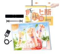 Caisson lumineux LED ultra-fin à cadre clippant (affichage mural) | Avec panneau à changement rapide et cadre clippant ultra-plat, pour montage mural(Silver,A2)