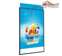 Caisson Lumineux Publicitaire à Led, Cadre D'Affichage Lumineux Ultra-Fin