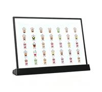 Caisson Lumineux Publicitaire De Bureau, Porte-Menu Sur Pied Pour Table