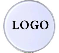 Caisson lumineux rond double face à LED, design moderne, économe en énergie, BLANC