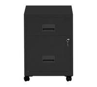 Caisson mobile - 2 tiroirs - anthracite