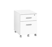 Caisson mobile 2 tiroirs Exprim - Blanc