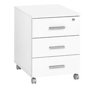 Caisson mobile 3 tiroirs blancs Exprim
