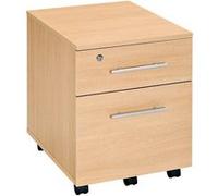 Caisson mobile bois 2 tiroirs - O-Line 2 - Hêtre Hêtre