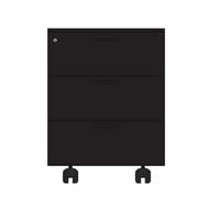 Caisson mobile Casting - 3 tiroirs - Noir