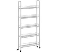 caisson mobile Vicco Rolivo Blanc 58x15cm avec 5 compartiments, Model 58305