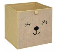 Atmosphera - Bac de Rangement Enfant - Motif Animal - Jute