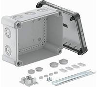 Caja de derivació tapa trans. y carril DIN 2069