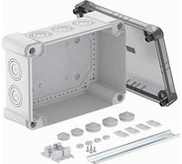 Caja de derivació tapa trans. y carril DIN 2069