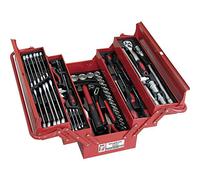 Holzmann Caisse métallique WZK86CrV garnie rouge – 86 outils