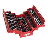 Holzmann Caisse métallique WZK86CrV garnie rouge – 86 outils