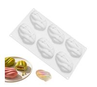 Cake Molds For - 11.42 Inch Nut Silicone Mold | 6 Cavity Mousse Cavity Cake Cake Tray - Moule à dessert antiadhésif de qualité alimentaire pour pâtes françaises, chocolat, gelée, décoration