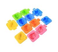 Cake Pop Moldes, 6PCS Egg Moldes Rice Moldes Egg Shaper Poisson Voiture Coeur Forme Onigiri Moldes Fondant Cake Pop Outil de Décoration